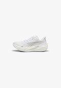 Puma DEVIATE NITRO 4 WNS - Road running shoes - white-feather gray