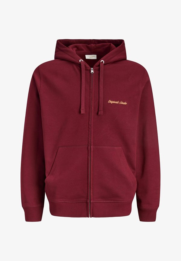 Jack & Jones Zip Zip - Zip-up sweatshirt - cabernet