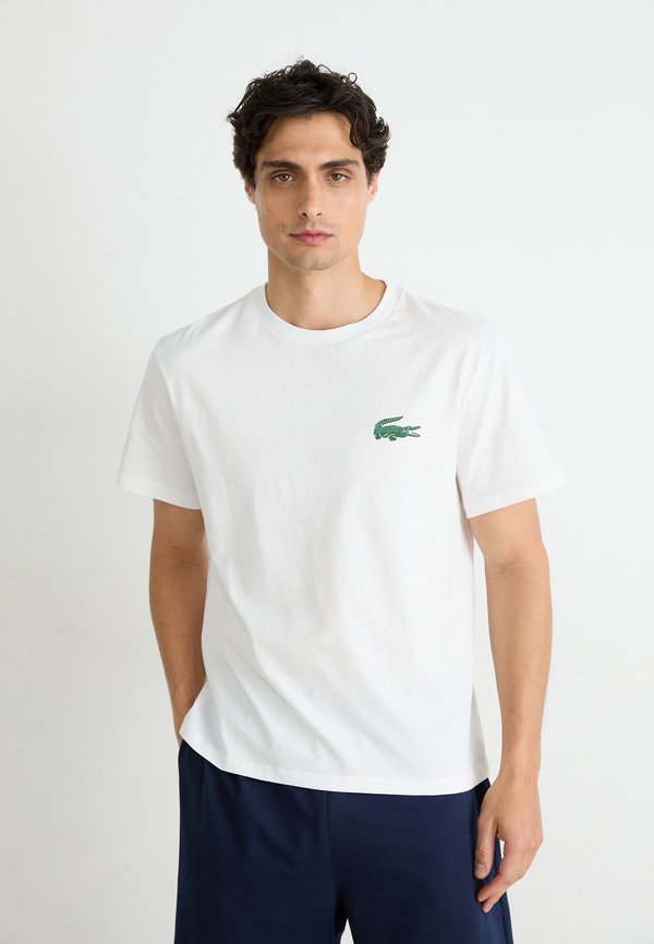 Lacoste Print T-shirt - white/green