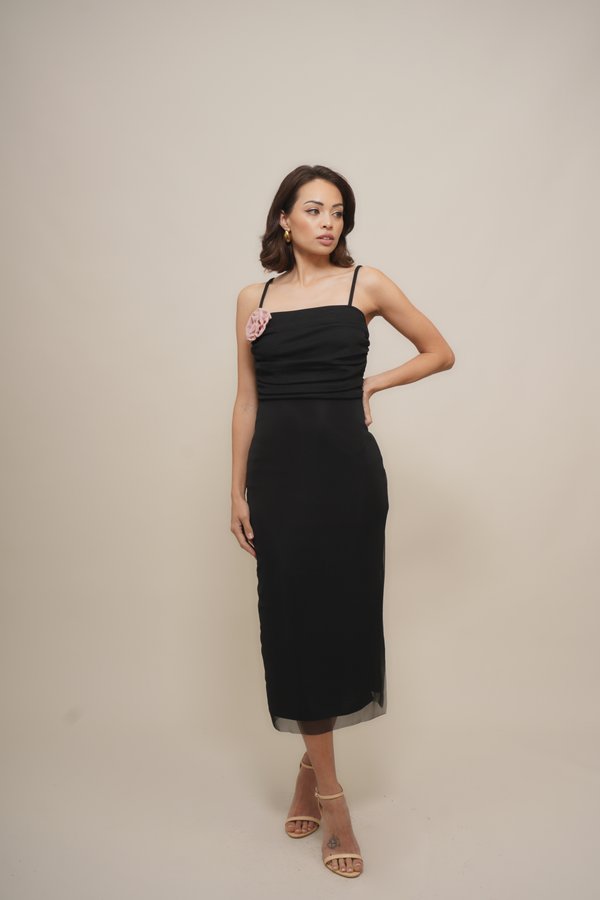 WAL G PETITE FLORIN ROSE MIDI