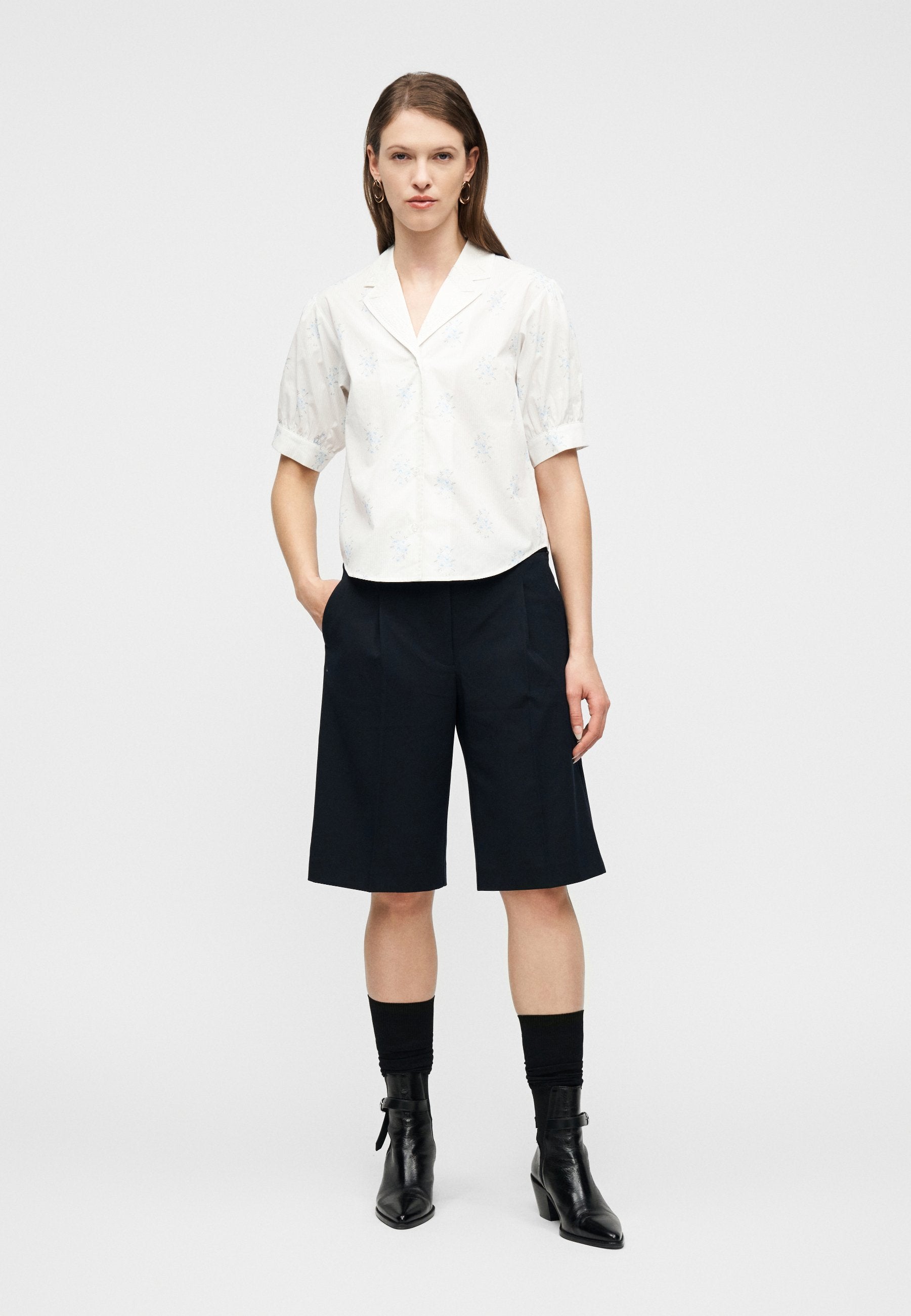 DESIGNERS REMIX FLORA COLLAR SHIRT