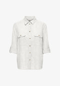 ONLY ONLWENDY - Button-down blouse - cloud dancer