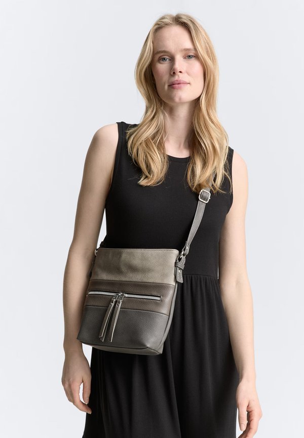 TOM TAILOR ELLEN CROSS BAG M - Cross body bag - grau