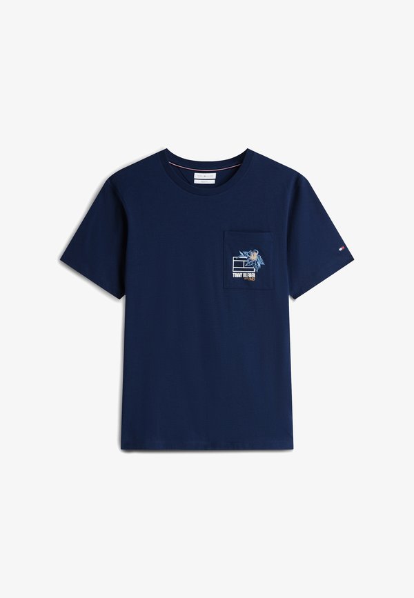 Tommy Hilfiger SUMMER - Print T-shirt - carbon navy