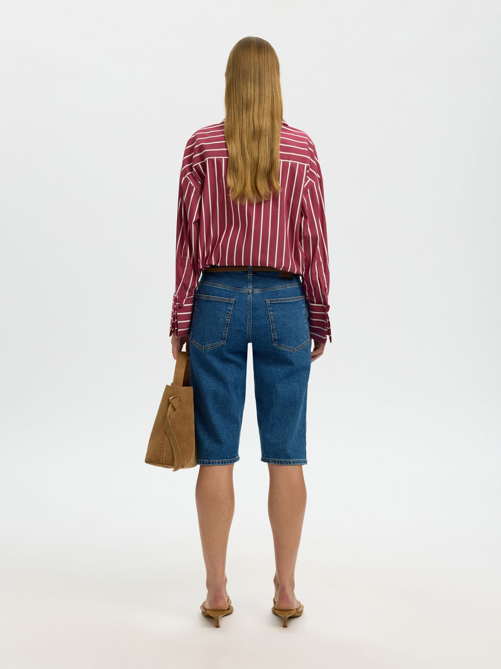 Selected SLFBEA OVERSIZE LS SHIRT B