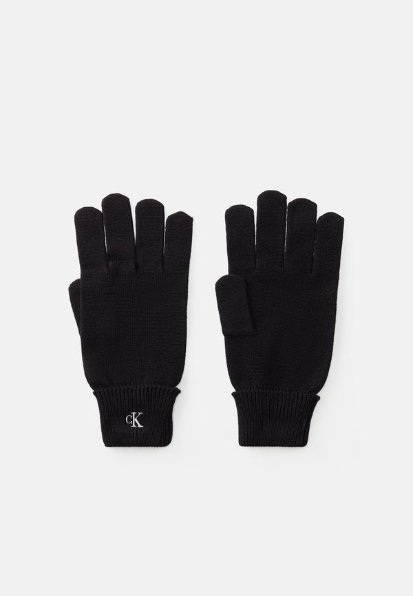 Calvin Klein MONOGRAM EMBROIDERY - Gloves - black
