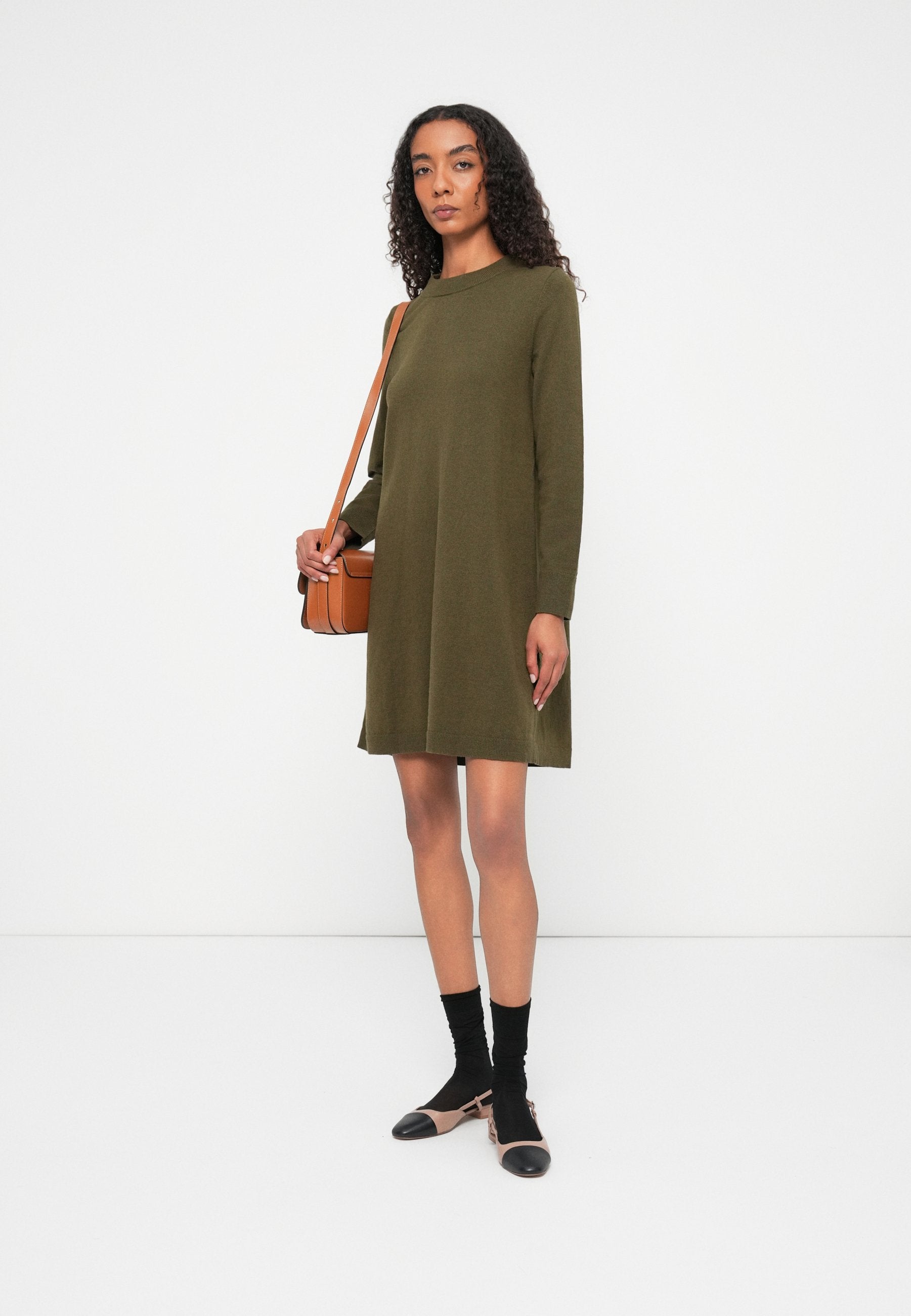 Marc O'Polo DENIM DRESS LONGSLEEVE CREW NECK