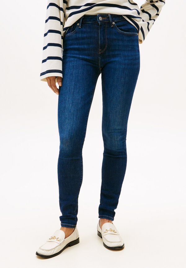 Tommy Hilfiger NOS COMO SKINNY RW DARK BLUE - Jeans Skinny Fit - nos dark blue
