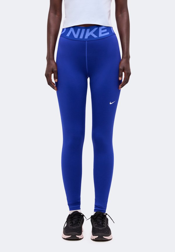 Nike Performance SCULPT TIGHT - Leggings - old royal/white