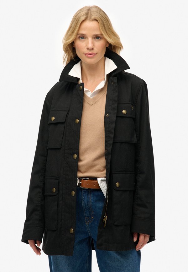 Superdry & Co WAX - Short coat - black