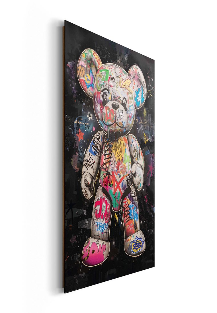 Orange Wallz BEAR - COLOURFUL