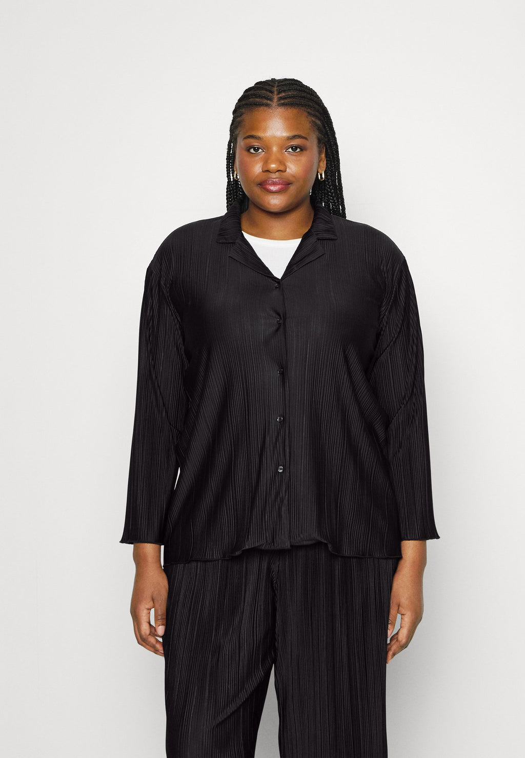 Selected SLFELLIE  PLISSE SHIRT