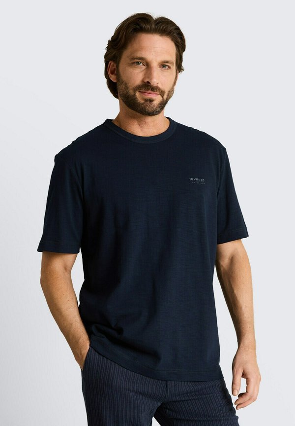 TOM TAILOR TOM TAILOR T-SHIRT T-SHIRT IN MELANGE-OPTIK - Basic T-shirt - sky captain blue