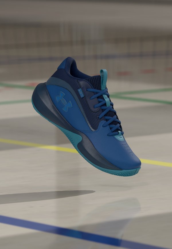 Under Armour LOCKDOWN 7 - Basketball shoes - varsity blue/academy/metallic gravel
