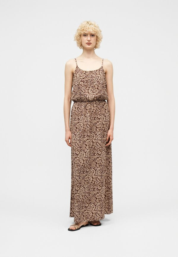 ONLY ONLWINNER S/L MAXI DRESS NOOS WVN - Maxi dress - spiced apple
