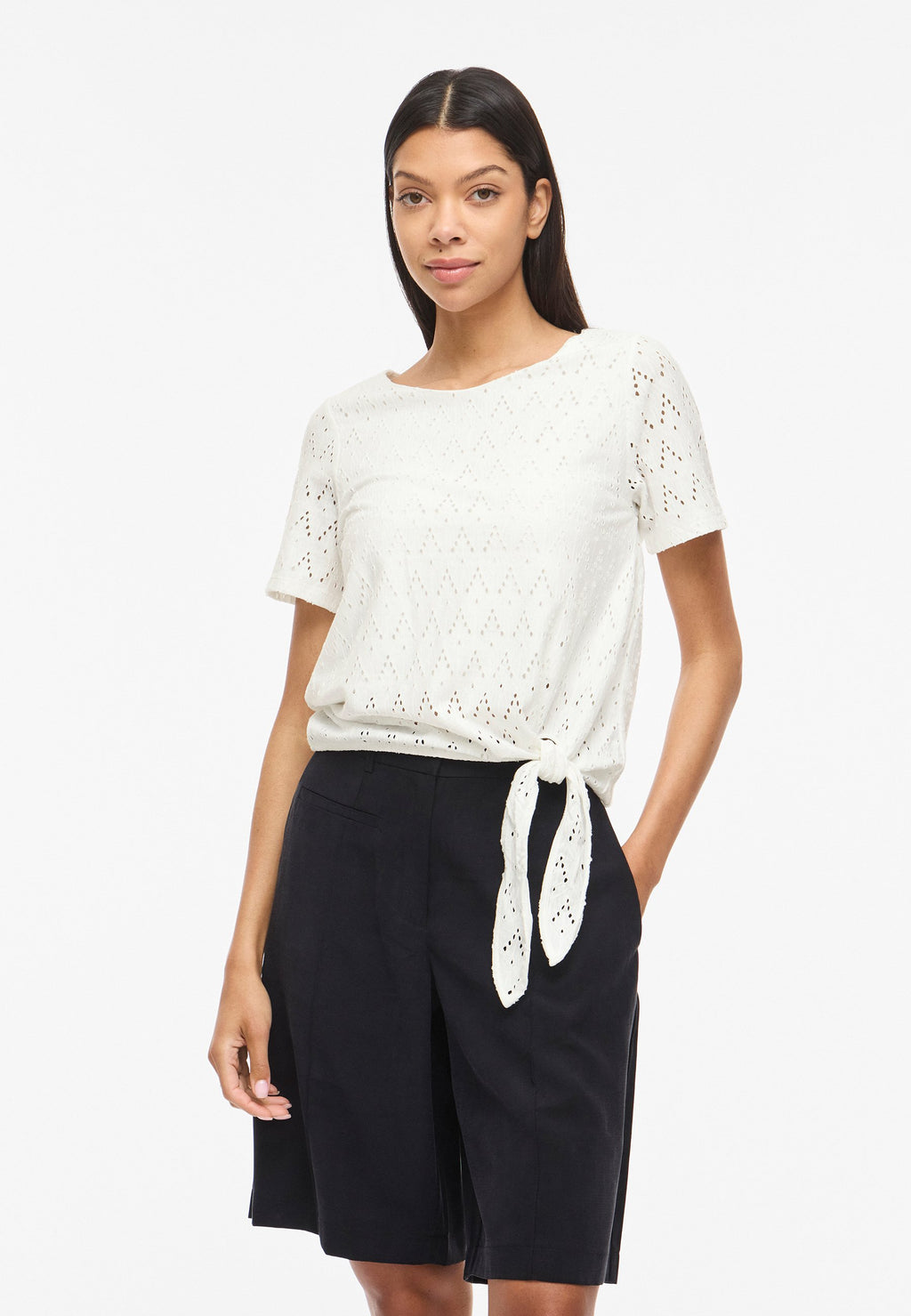 VILA Short Sleeved VIAMALINA Round neck
