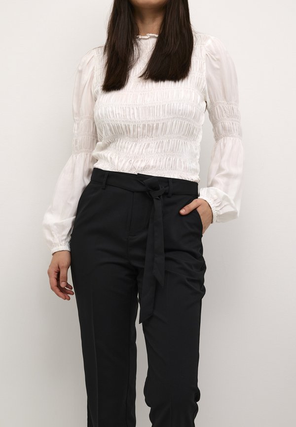 Cream CRWANNE BELT PANT