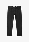 Mango ADULT - Jeans Tapered Fit - black denim