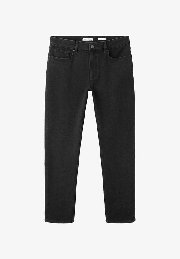 Mango ADULT - Jeans Tapered Fit - black denim