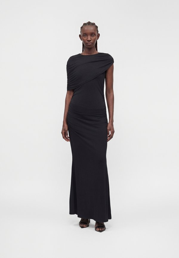 Vero Moda VMKASSANDRA CAPE MAXI DRESS  - Maxi dress - black