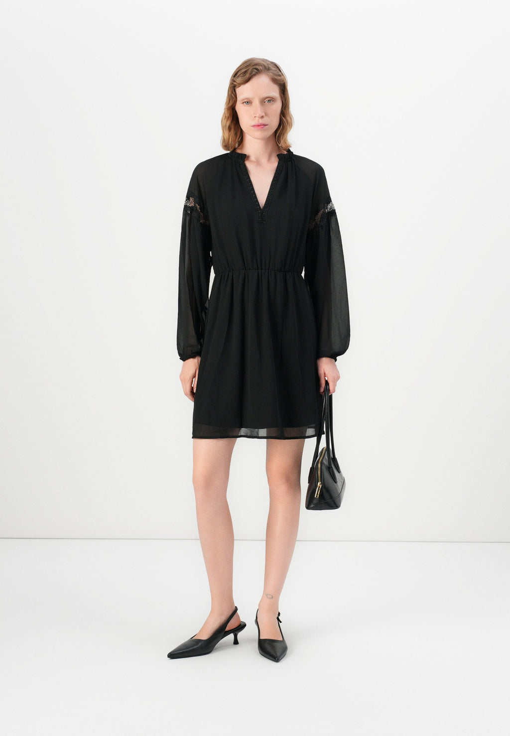 VILA VIGALO V NECK SHORT DRESS