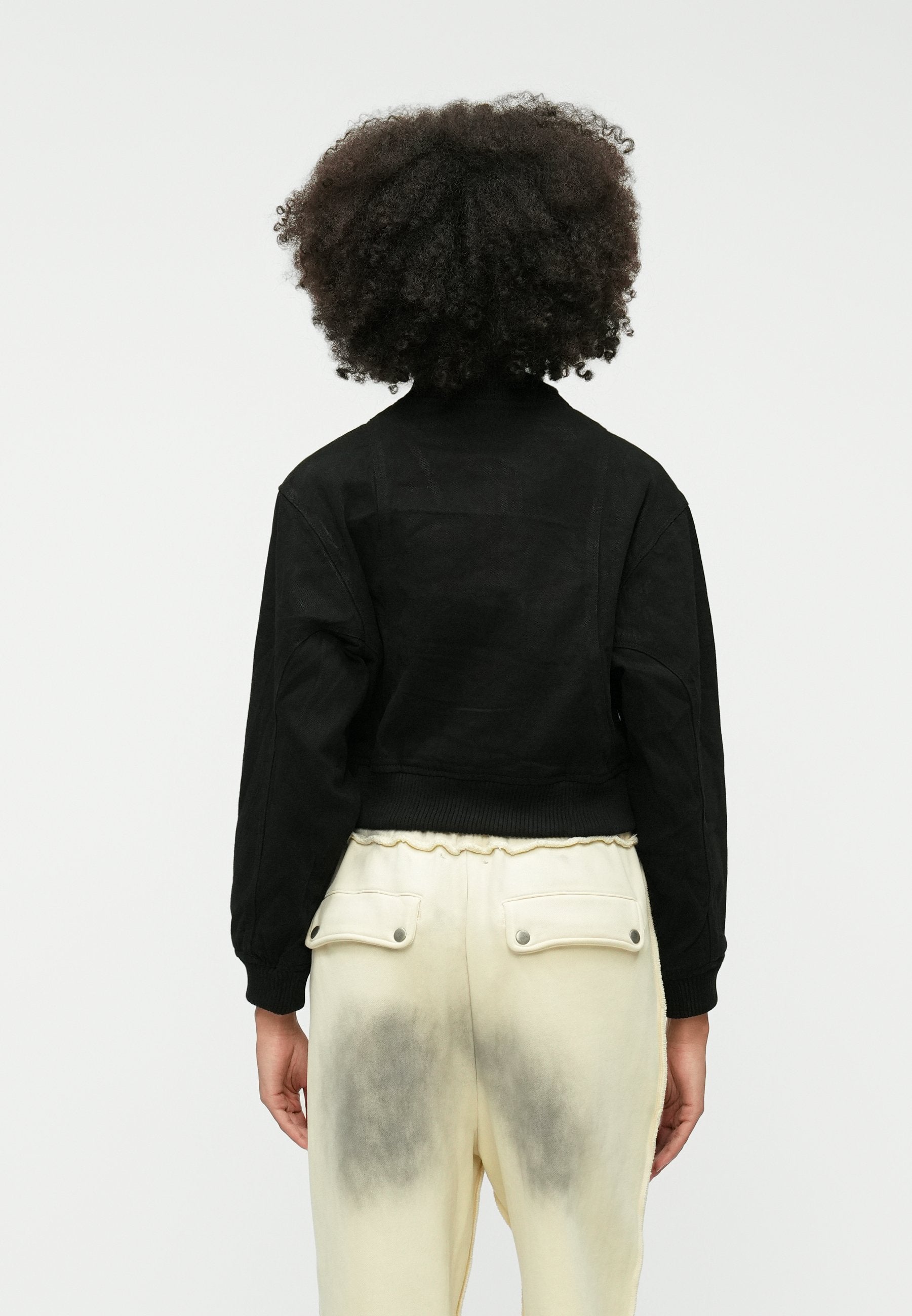 FAVELA CUTLINE CROPPED JACKET