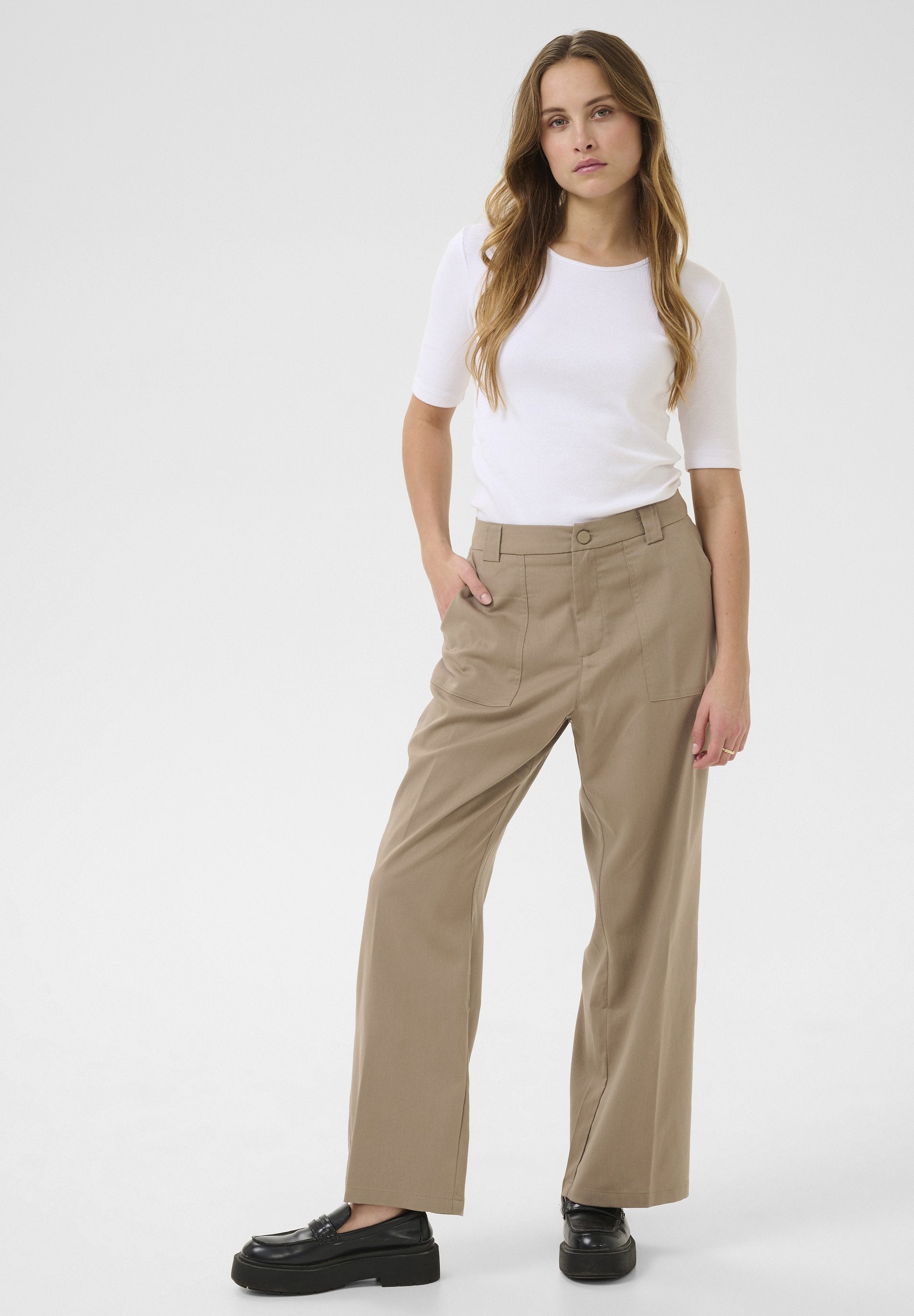 Kaffe KAAMALIE WITH WIDE LEGS