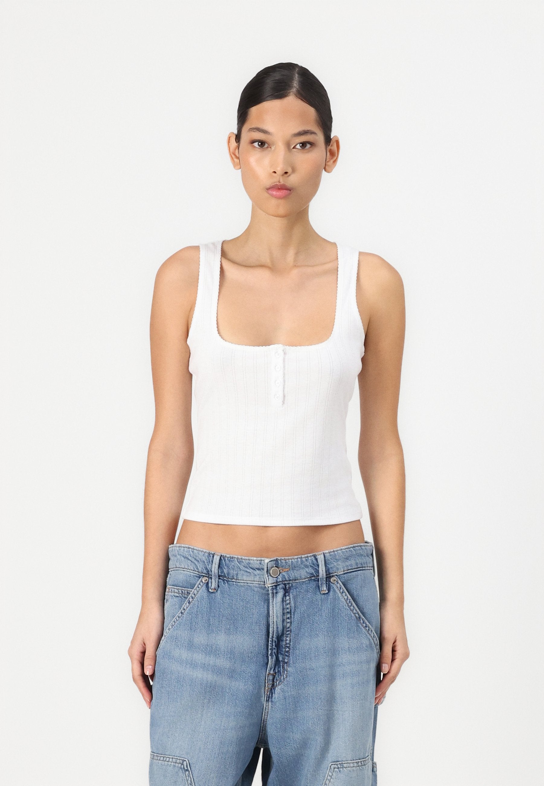 Good American HENLEY TANK