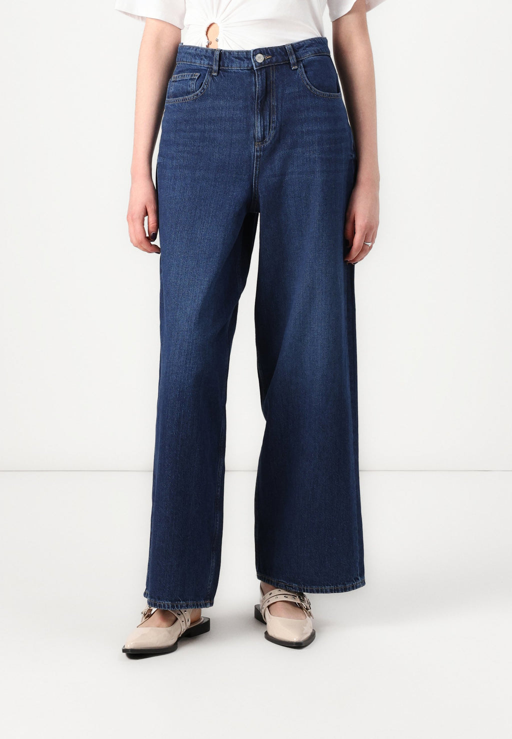 Wide-fit ONLPAULINA High waist gy Fit Media 3