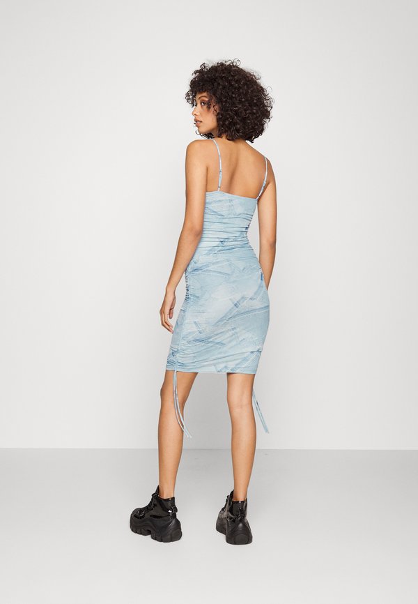 Good American RUCHED MINI DRESS