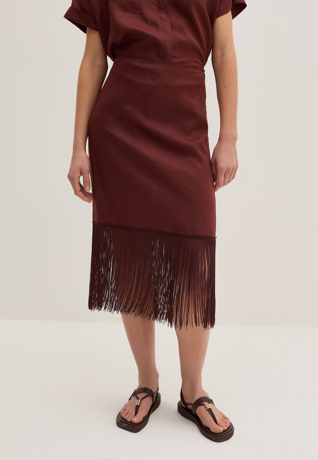Stefanel MIDI FRINGING