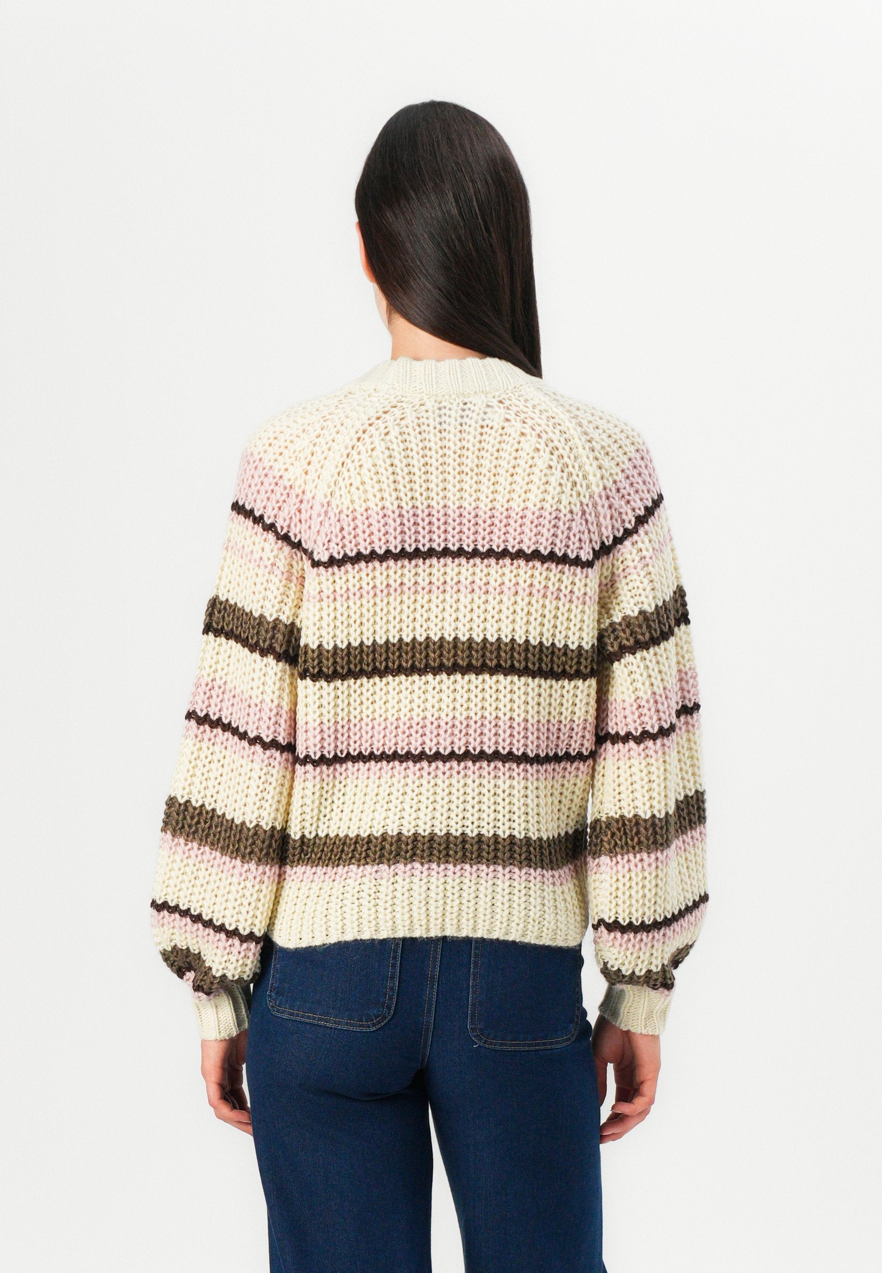 JJXX JXKELLY CHUNKY STRIPE CREW NECK