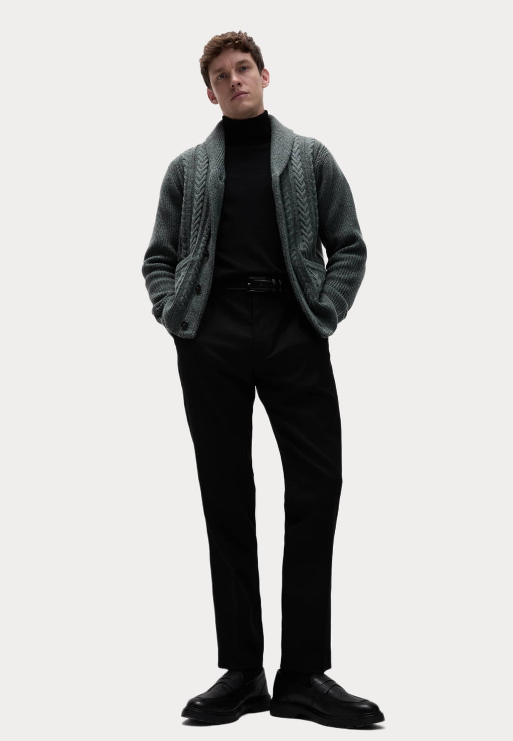 Marks & Spencer CABLE SHAWL COLLAR