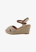 TOM TAILOR HIGH - Platform sandals - marble