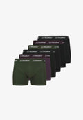 Jack & Jones 6 PACK - Trunks - grün lila schwarz