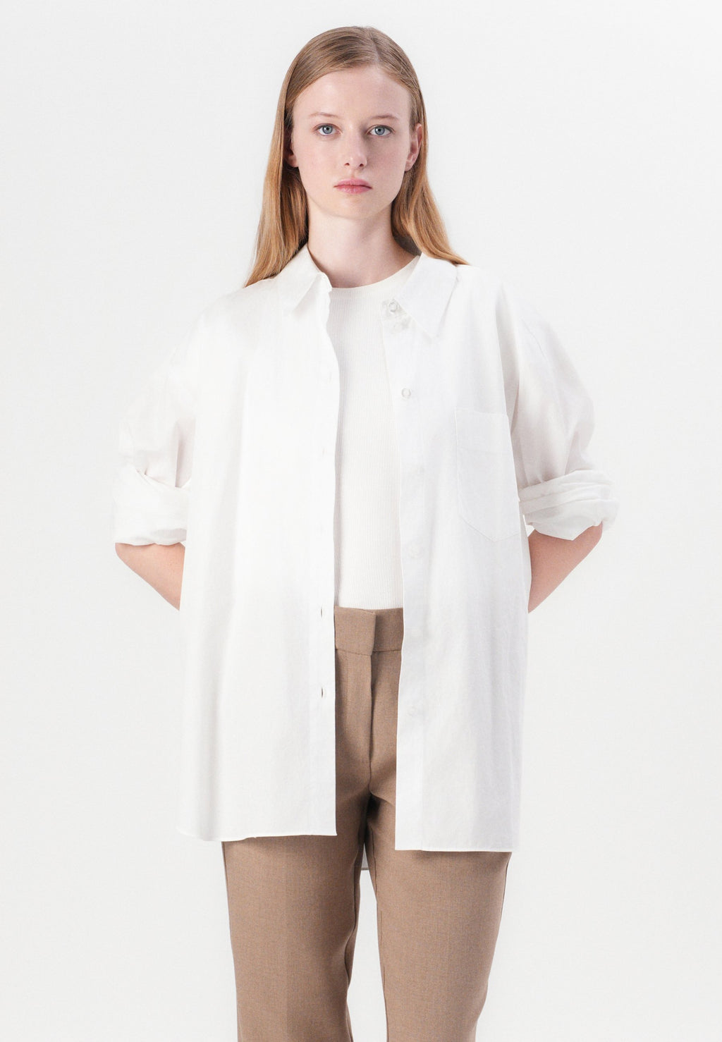 Selected SLFRITA RIA CROP PANT CAMEL