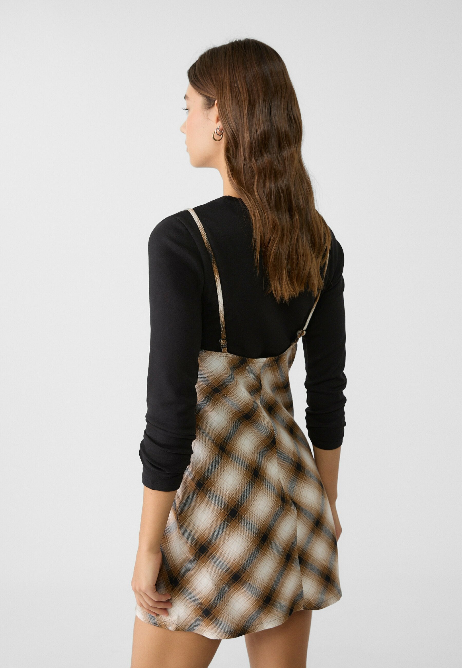 Stradivarius CHECKED STRAPPY