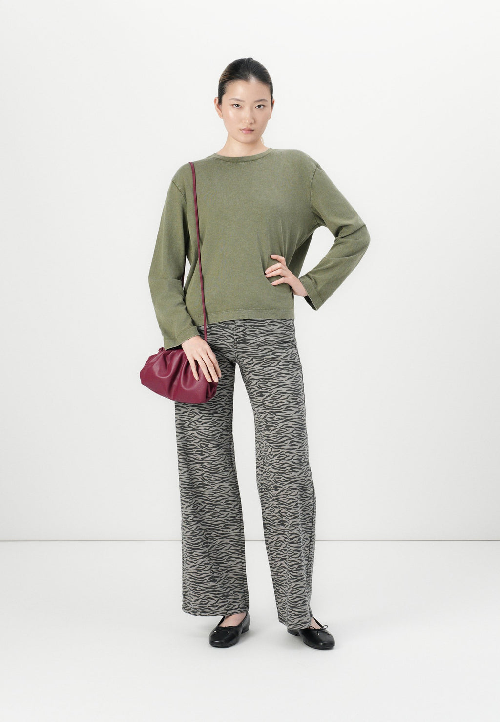 ONLMADISON WIDE ANIMAL PANT Media 2
