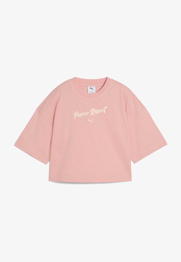 Puma PREMIUM MIT GRAFIK - Print T-shirt - pink fruit