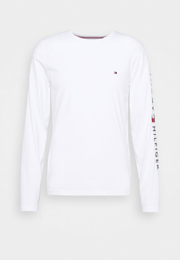 Tommy Hilfiger LOGO LONG SLEEVE TEE - Long sleeved top - white
