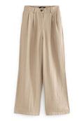 Next TAILORED ELASTIC BACK WIDE LEG TROUSERS