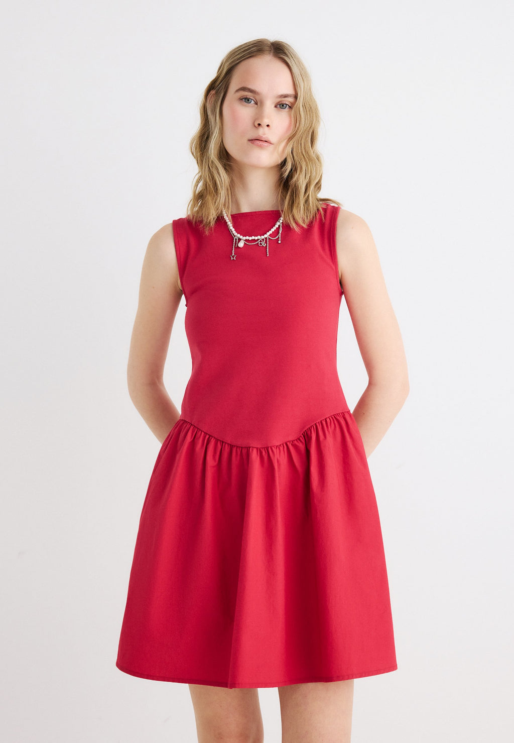 GAP MIXED MEDIA DRESS