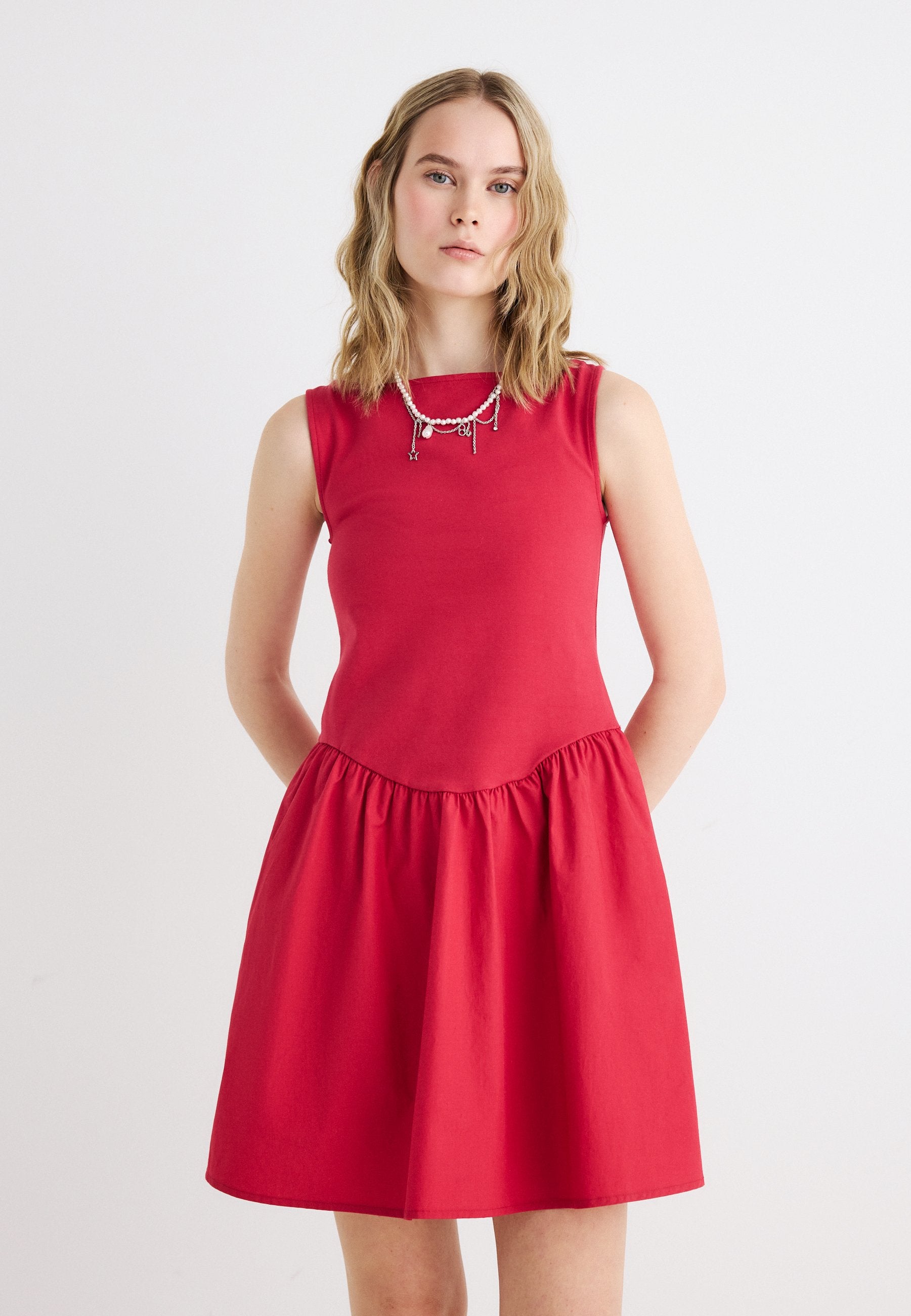 GAP MIXED MEDIA DRESS
