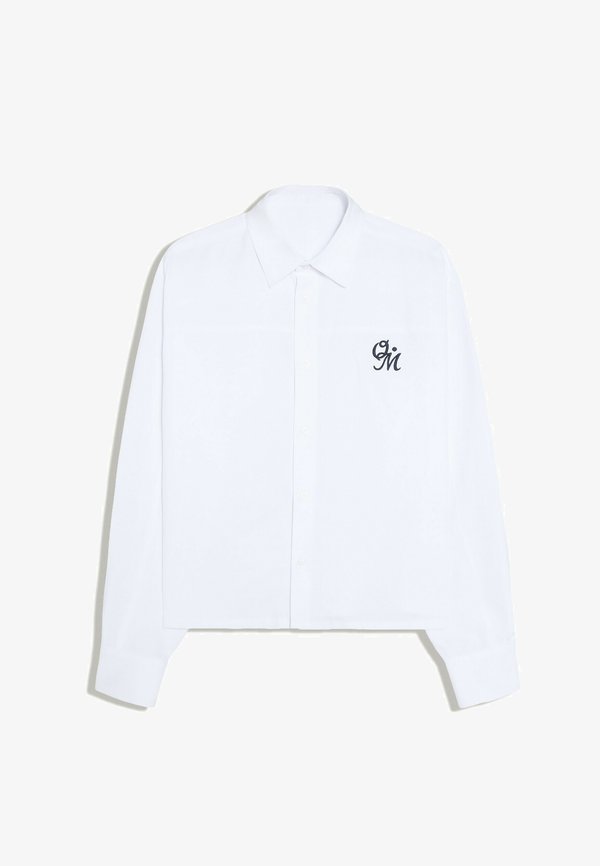 Bershka LONG SLEEVE SHIRT - Shirt - white