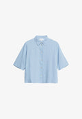 s.Oliver BLUSE - Button-down blouse - hellblau