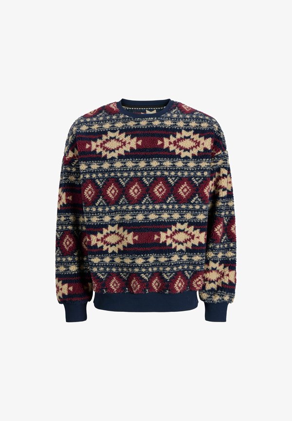 Jack & Jones Fleece sweat Fleece sweat - Fleece jumper - navy blazer