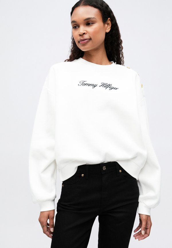 Tommy Hilfiger MID RISE BOOTCUT BLACK JEANS