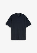 TOM TAILOR PLUS STRUCTURED T-SHIRT - Basic T-shirt - sky captain blue