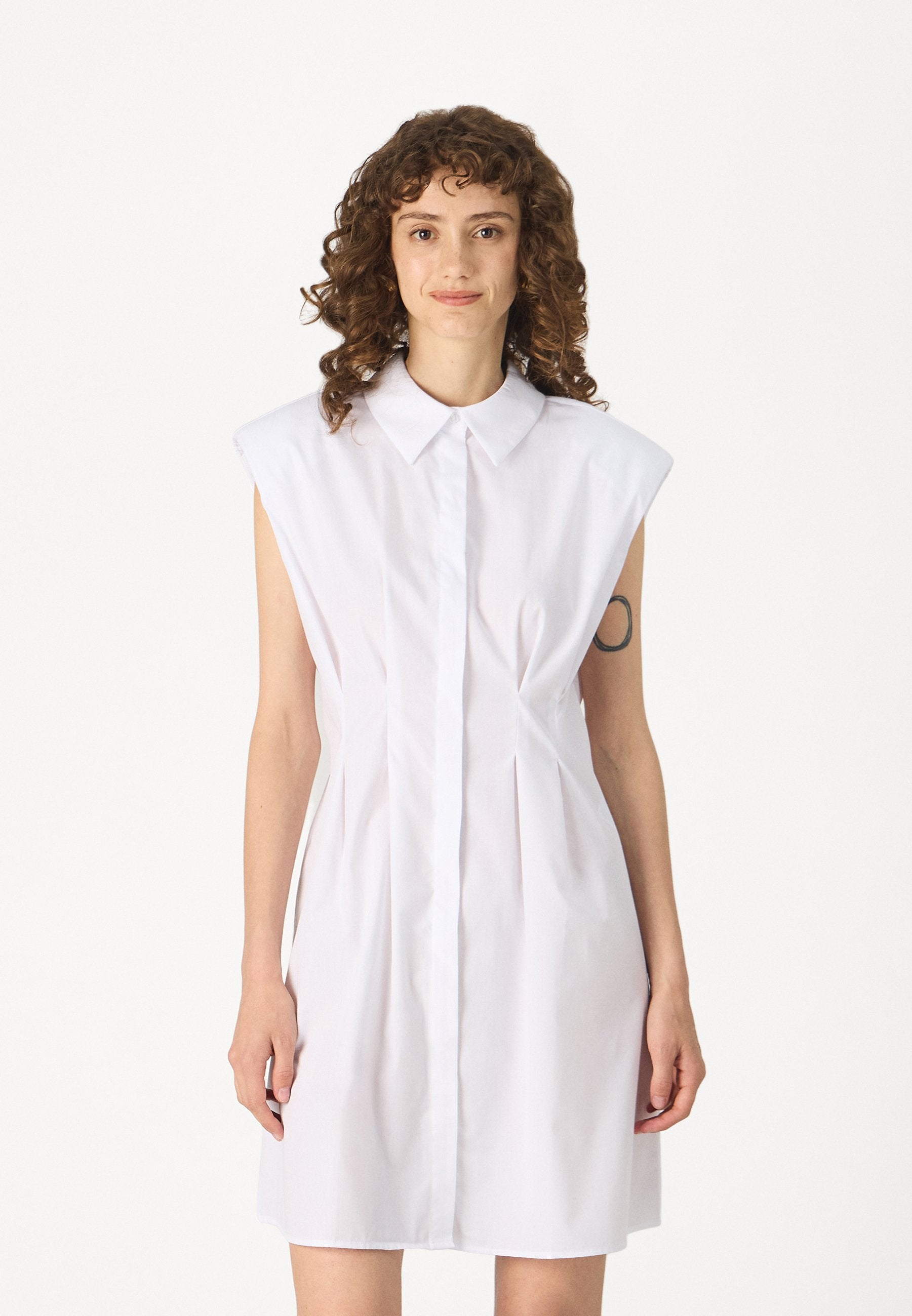 Vero Moda VMJOY PLEAT SHORT SHIRT  DRESS