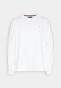 Tommy Hilfiger SLIM FIT TEE - Long sleeved top - white